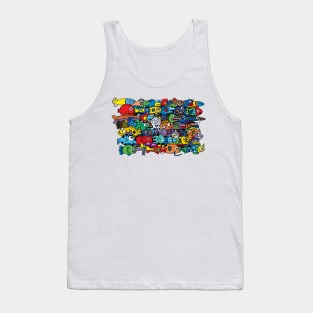 doodle marine life Tank Top